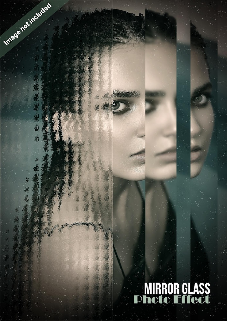 PSD effetto foto a specchio per il modello photoshop