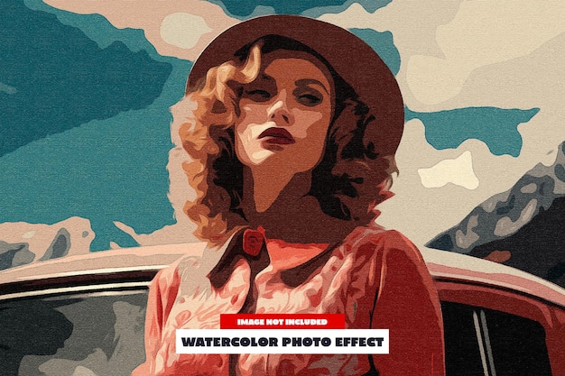 Effetto foto ad acquerello