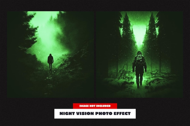 Effetto foto di visione notturna per Square