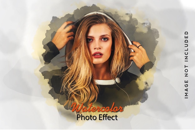 effetto foto pennello pittura ad acquerello Design