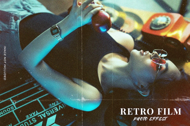PSD effetto foto retro film