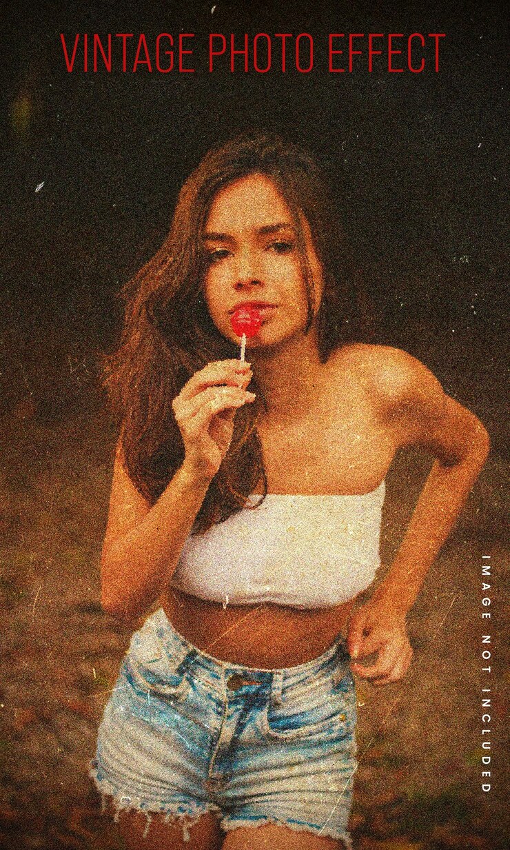 PSD effetto foto vintage