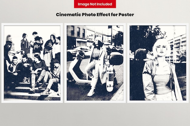 Effetto fotografico cinematografico per poster