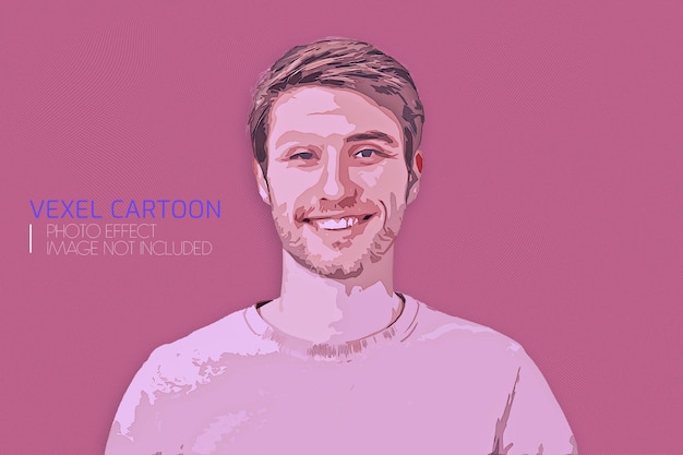 Effetto fotografico di Photoshop di arte del fumetto di Vexel