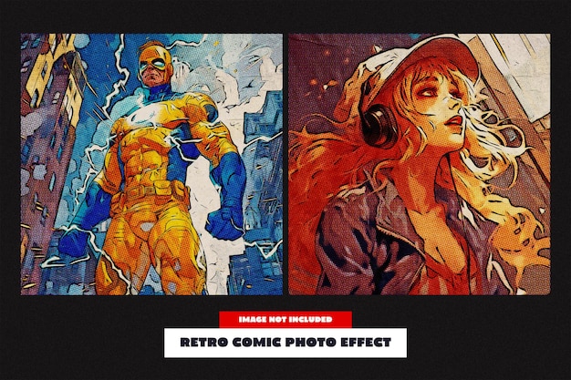 Effetto fotografico retro-comico per Square