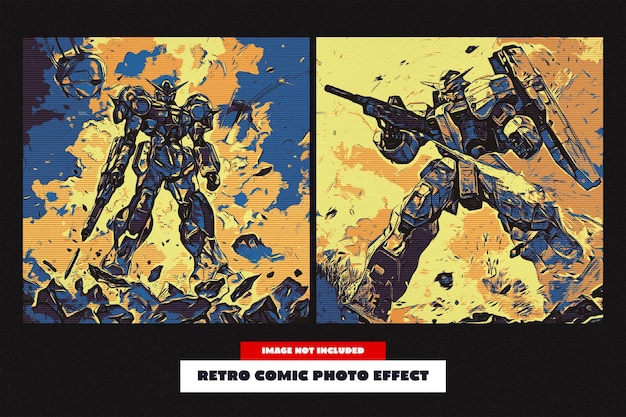 Effetto fotografico retro-comico per Square