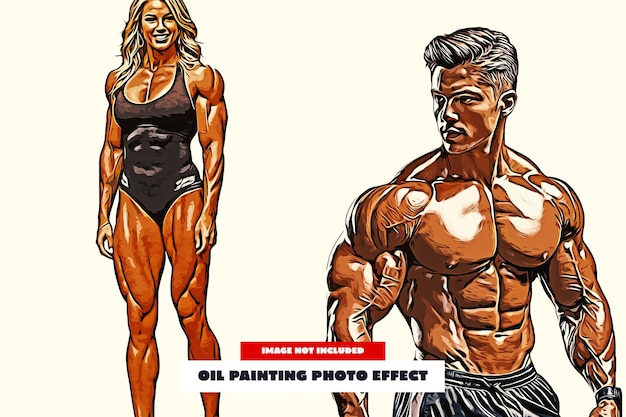 Effetto fotografico vettoriale per poster