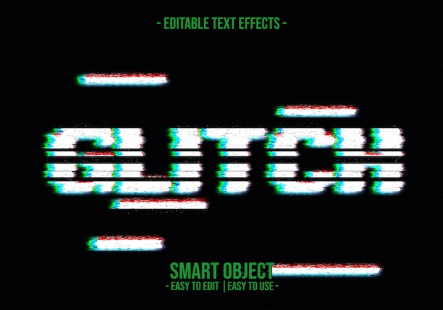 Effetto Glitch Text Style