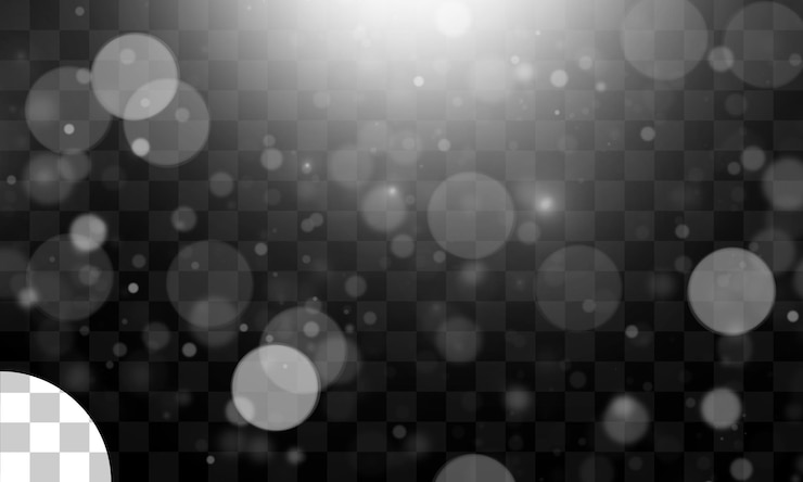 PSD effetto luci bokeh