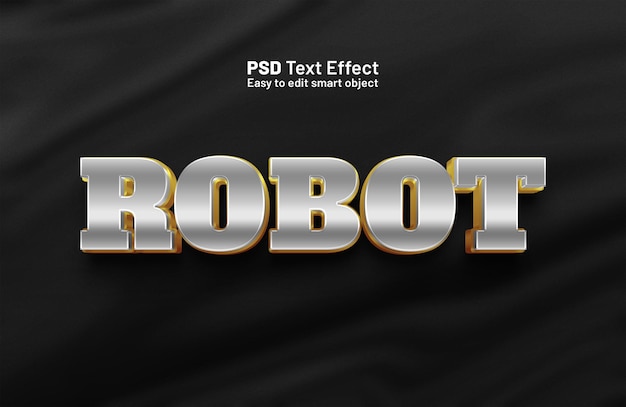 Effetto stile di testo robot