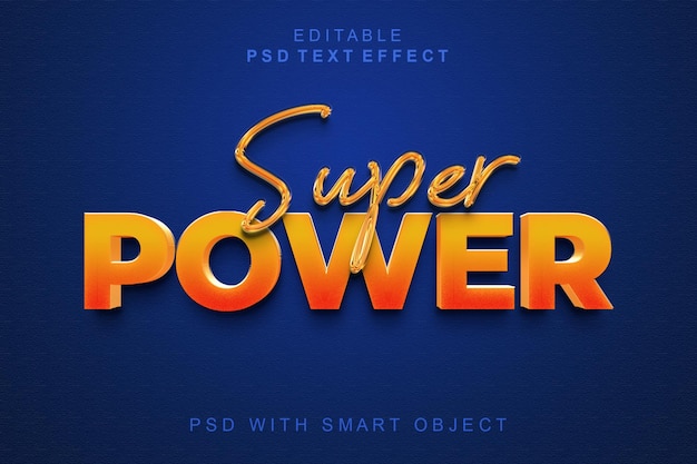 Effetto testo 3d superpotente