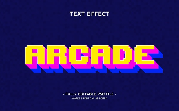 Effetto testo arcade