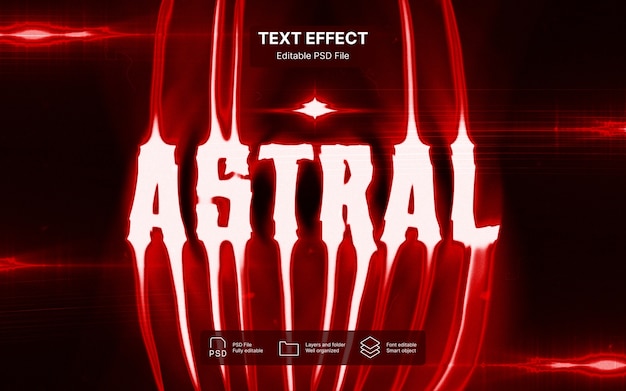 Effetto testo astrale