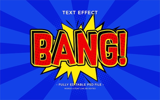 effetto testo bang