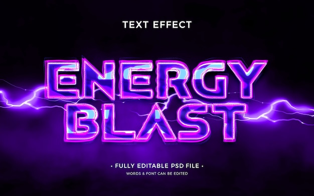 Effetto testo blaster