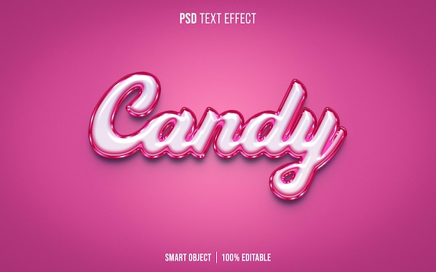 Effetto testo Candy 3D