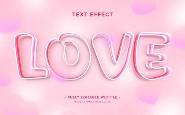 Effetto testo d'amore