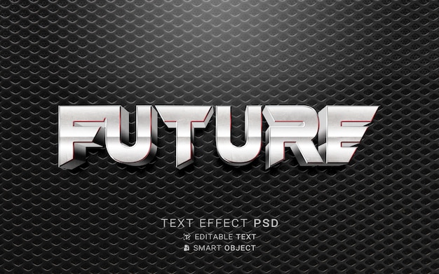 Effetto testo design futuro