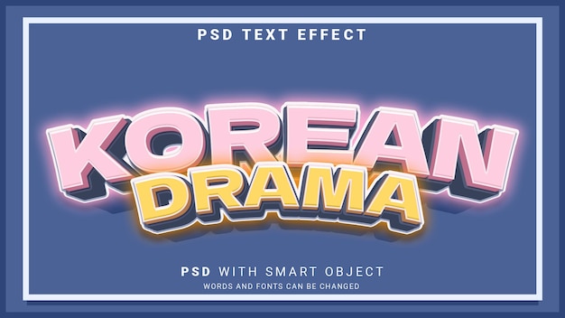 Effetto testo drammatico coreano