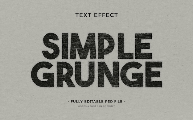 Effetto testo grunge
