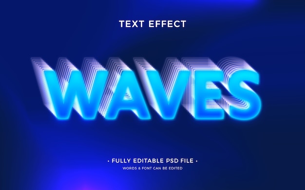 Effetto testo mesh retrowave