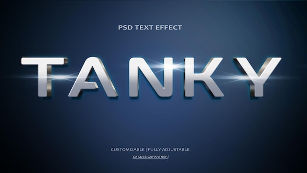 Effetto testo_Metalic_tanky