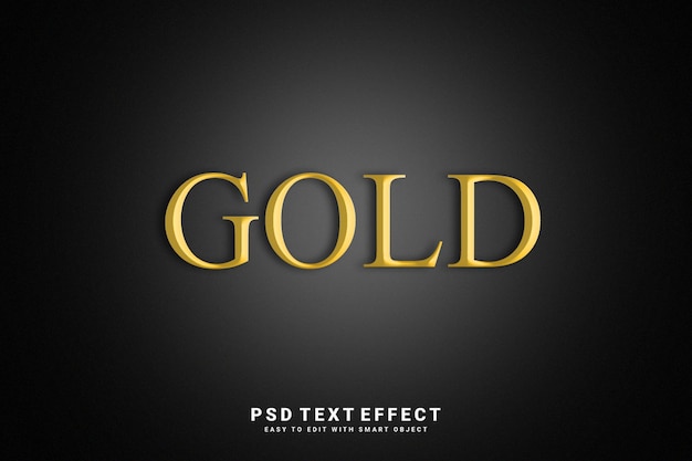 Effetto testo oro