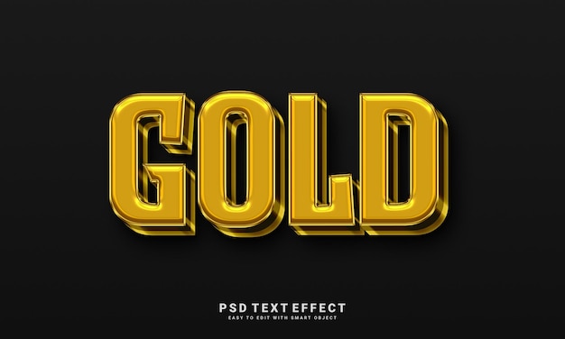 Effetto testo oro
