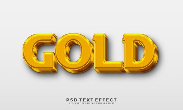 Effetto testo oro