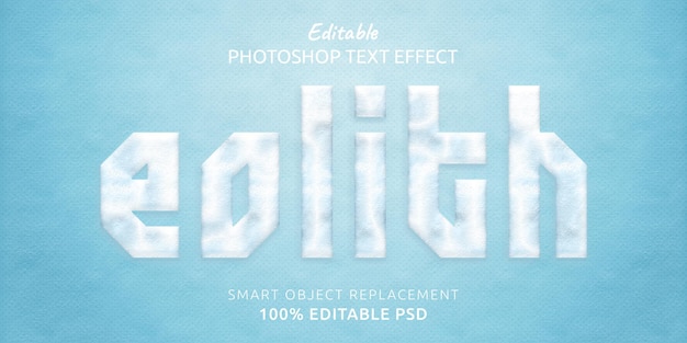 Effetto testo Photoshop Eolith