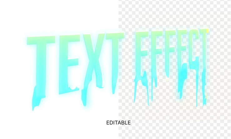 PSD effetto testo photoshop modificabile psd trend effetto font moderno stile 3d