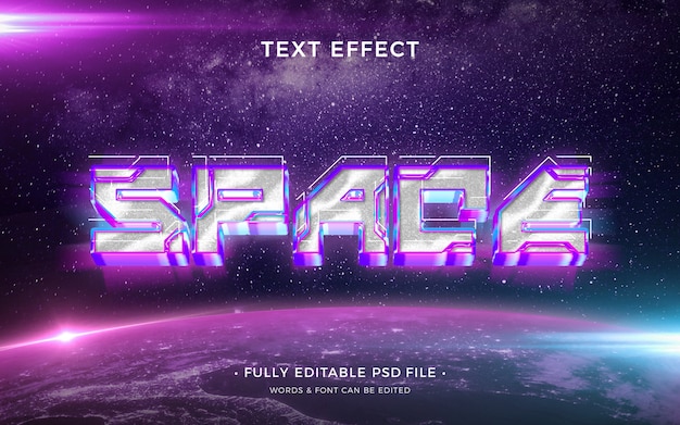 Effetto testo spaziale