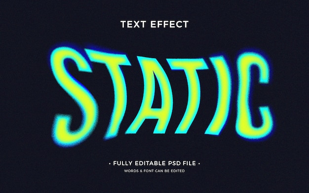 Effetto testo statico