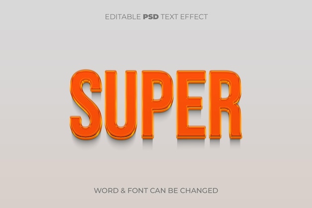 Effetto testo super 3D