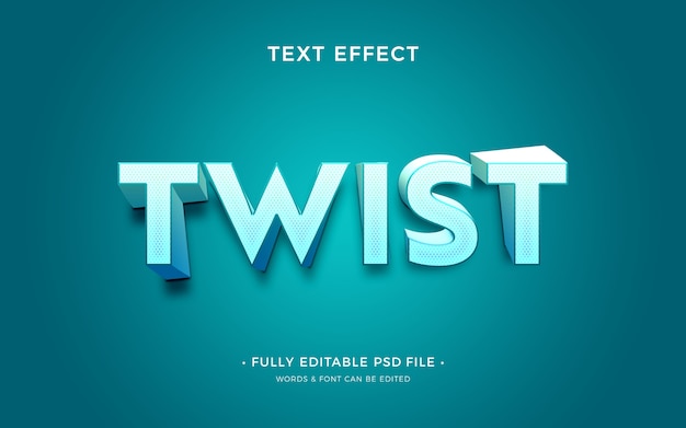 EFFETTO TWIST TESTO