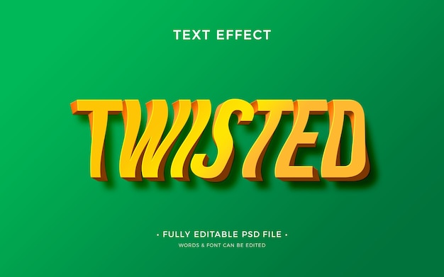 EFFETTO TWIST TESTO