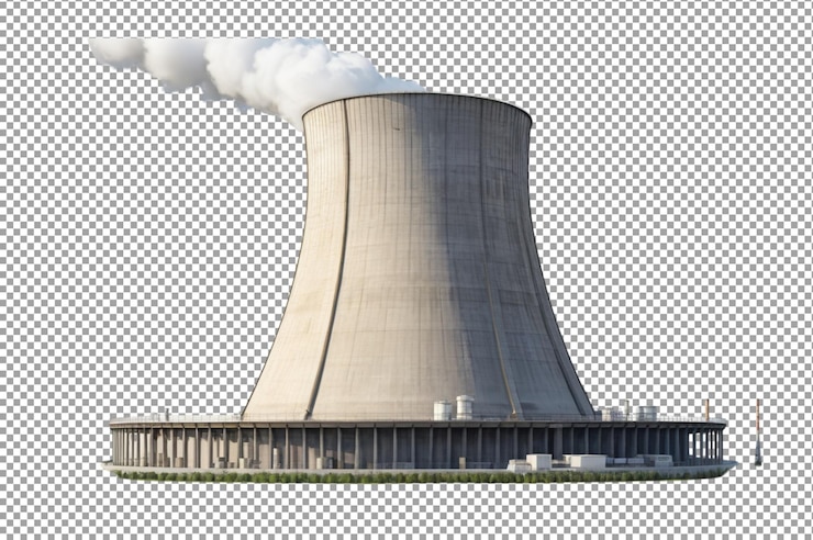 PSD eficiência da torre de refrigeração da central nuclear