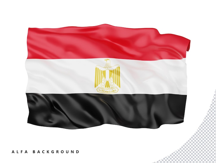 PSD egypt flag international national sign icon symbol