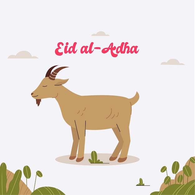 Eid al adha eid al adha mubarak (el día de la fiesta)