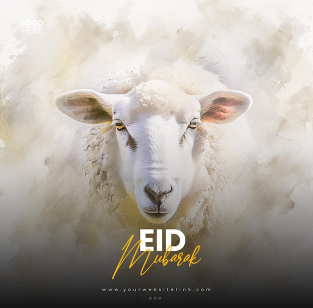 Eid al adha mubarak el festival islámico de las ovejas en las redes sociales