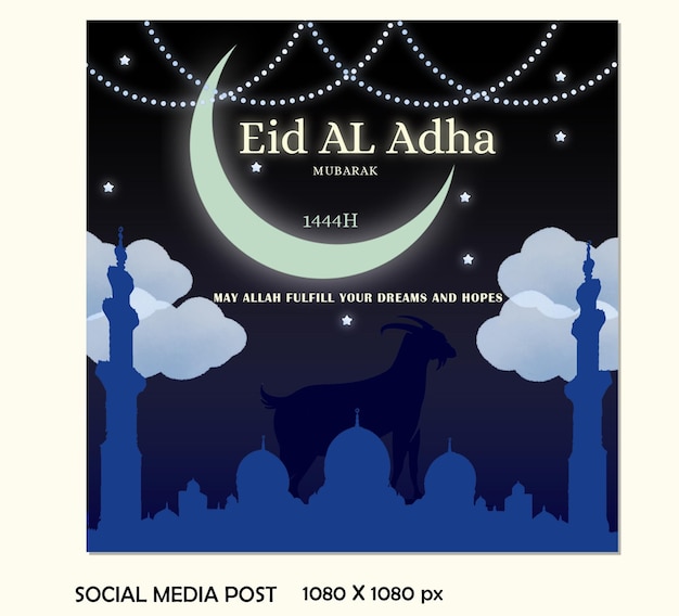 EID AL ADHA SOCIAL-MEDIA-VORLAGE