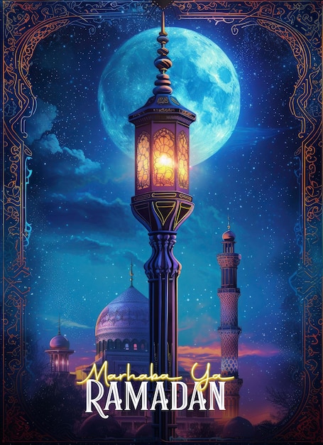 Eid al fiter poster vorlage ramadan kareem islamisches fest vorlage