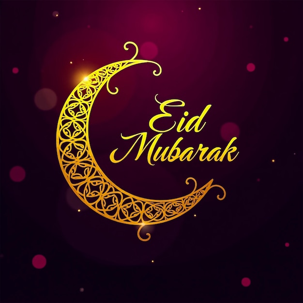 Eid al Fitr Eid Mubarak postagem nas redes sociais