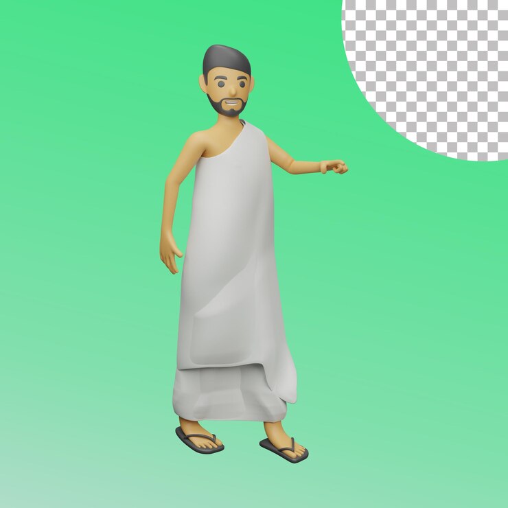 Eid alAdha Hajj y gente caminando señalando