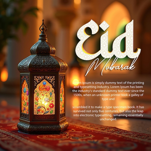 Eid Mubarak PSD (Fête du Prophète Muhammad)