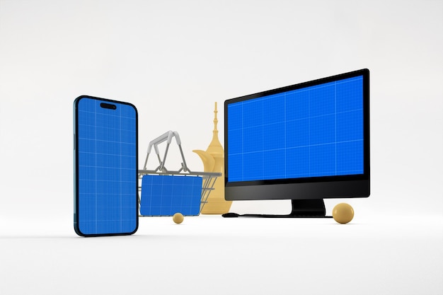 Eid Responsive Shopping mockup