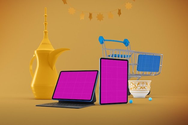 Eid responsive shopping-modell