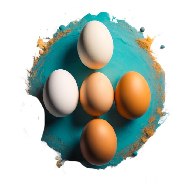 PSD eier in einem lebensmitteldesign mit gebratenen eiern