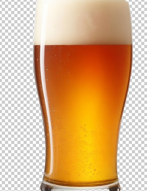 Ein 3d-glas bier
