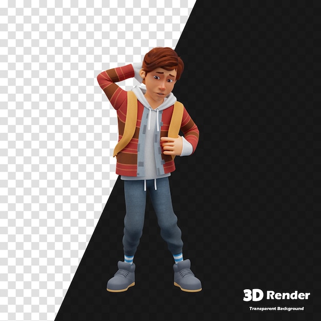 ein 3D-Modell eines Jungen